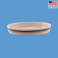 Stoneware Green/natural Casserole Dish 10.5 X 13.75 Poland| Renovator's Supply on sale Stoneware Green/natural Casserole Dish 10.5 X 13.75 Poland| Renovator's Supply on sale