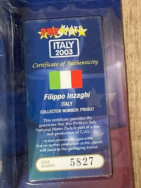 Corinthian ProStars Figure, Filippo Inzaghi Italy 2003 [C11] | eBay