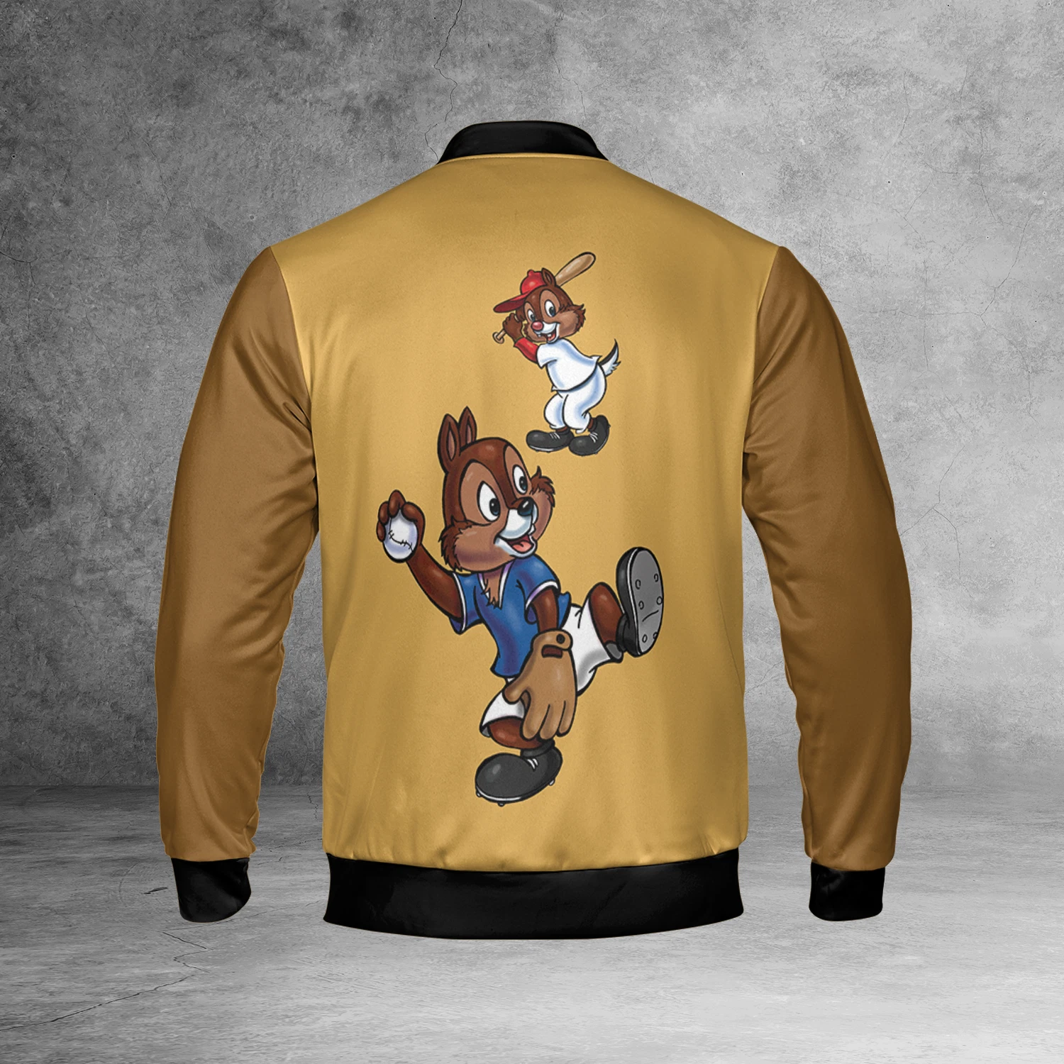 Chip N Dale Double Trouble Couple Love Playing Baseball Jacket