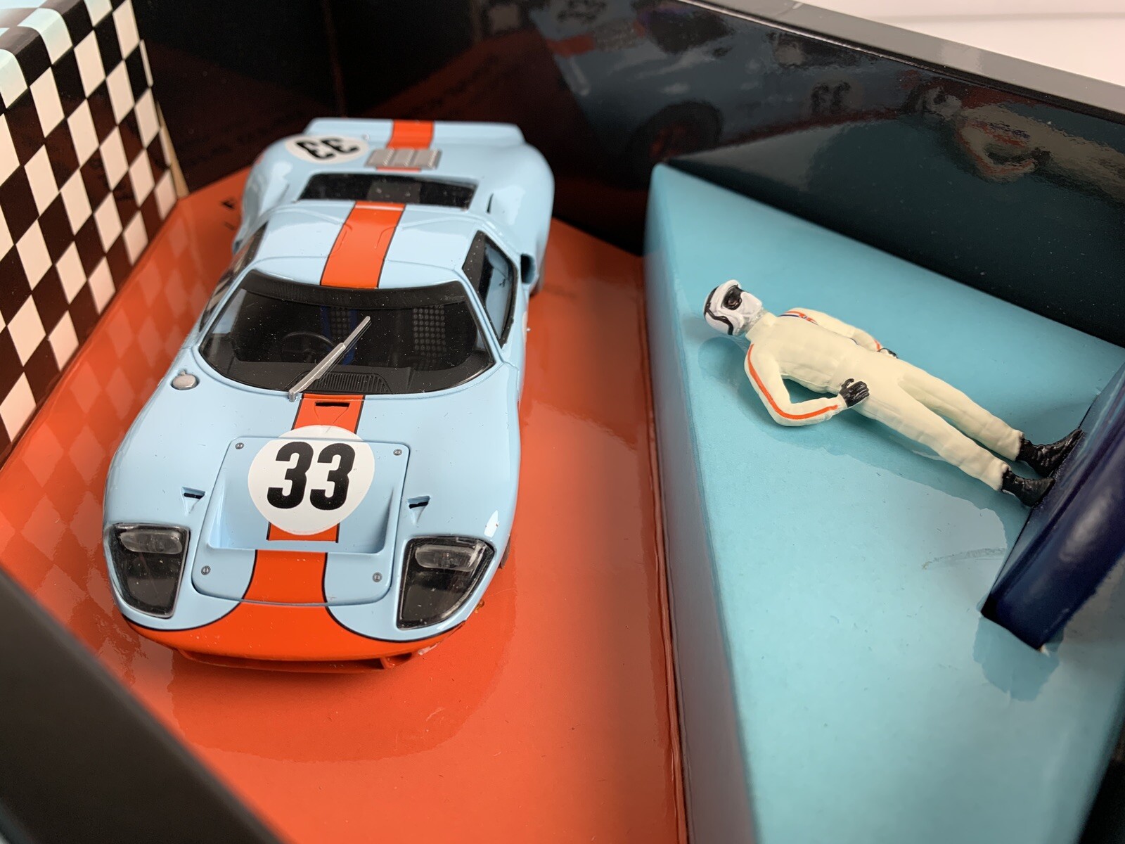 Fly 96039 Ford GT40 Brian Redman 1000 Kms Spa 1968 Rare Signed No. 6 Of 10