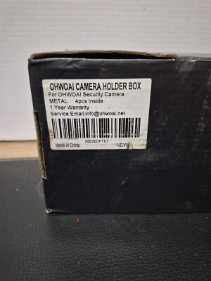 OHWOAI Camera mounting Junction box for OHWOAI Security Cameras Metal 3 Piece