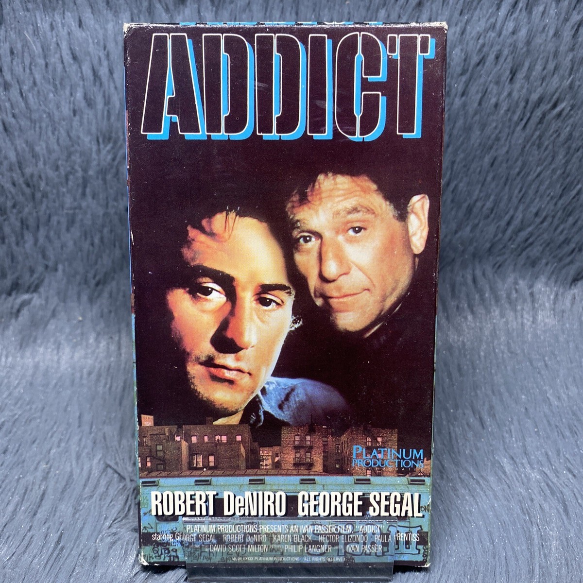 Addict VHS Tape 1990 Front Row Video Platinum Productions Robert