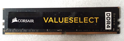 Corsair CMV4GX4M1A2133C15 Value Select 4GB (1x4GB) DDR4 2133Mhz CL15 Mémoire pour Ordinateur de Bureau Noir
