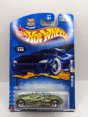 2002 Hot Wheels # 240 Ford Gt-90 Green  (0)