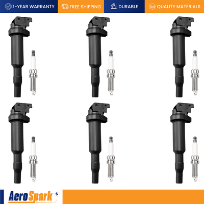 Ignition Coil & Platinum Spark Plug for BMW 640i X3 X5 X6 335i 435i