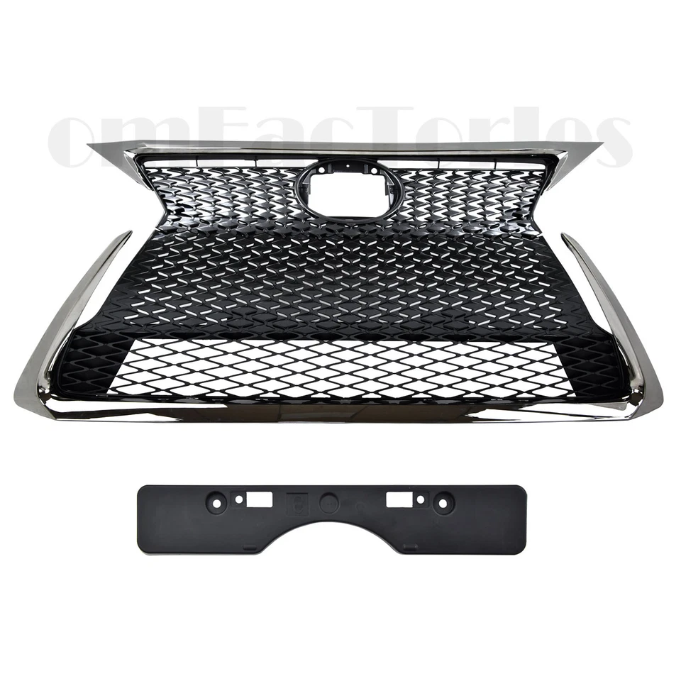 For 2014-2017 Lexus CT200H F-SPORT FRONT BUMPER GRILLE WITH CHROME TRIM MOLDING Foto 3 de 4