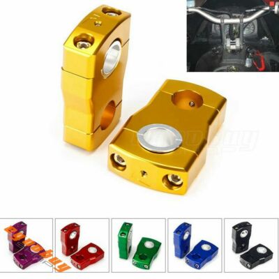 Handlebar Fixed Height Risers 2'' for Polaris Matryx Arctic Cat sleds 7/8'' 1-1/8''