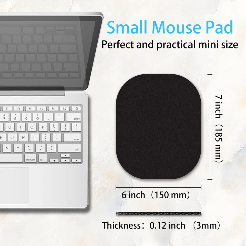 Small Mouse Pad 6 X 7 Inch,Mini Mouse Pad Thick for Laptop Wireless Mouse - Image 2 of 4