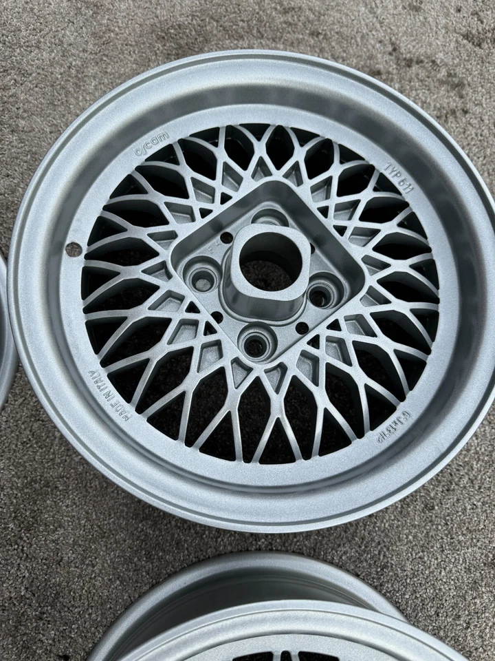 4 件套 Oscam Typ 611 车轮 6x13 4x100 ET15 - 适用于宝马 2002、E21、E30 等 — 第 4/4 张图片