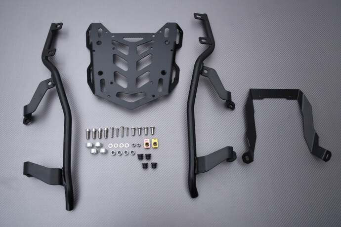 Support top case arrière pour fixer votre sac de voyage sur MT03 RH12