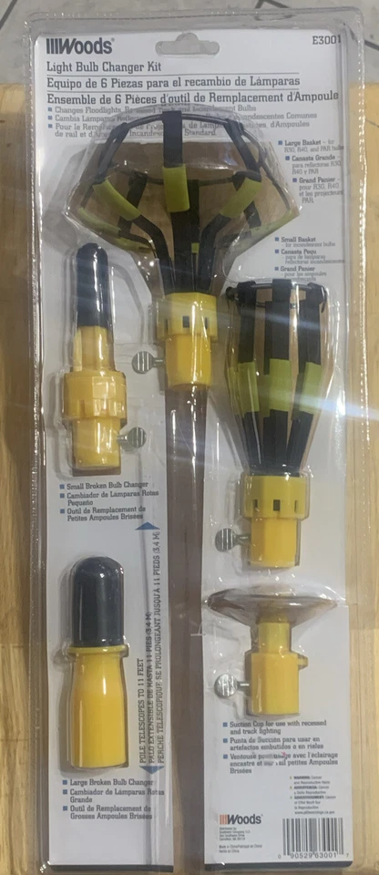 Commercial Electric - Woods Light Bulb Changing Kit 5 Piece Set - Image 2 of 2