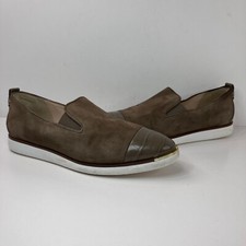 Cole Haan Grand Ambition Suede Leather Slip On Loafers Women's Size 8B