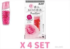 KOBAYASHI BREATH CARE BREATH PARFUME ROSE SCENT REFRESHING CAPSULE 50 TABLETS X4