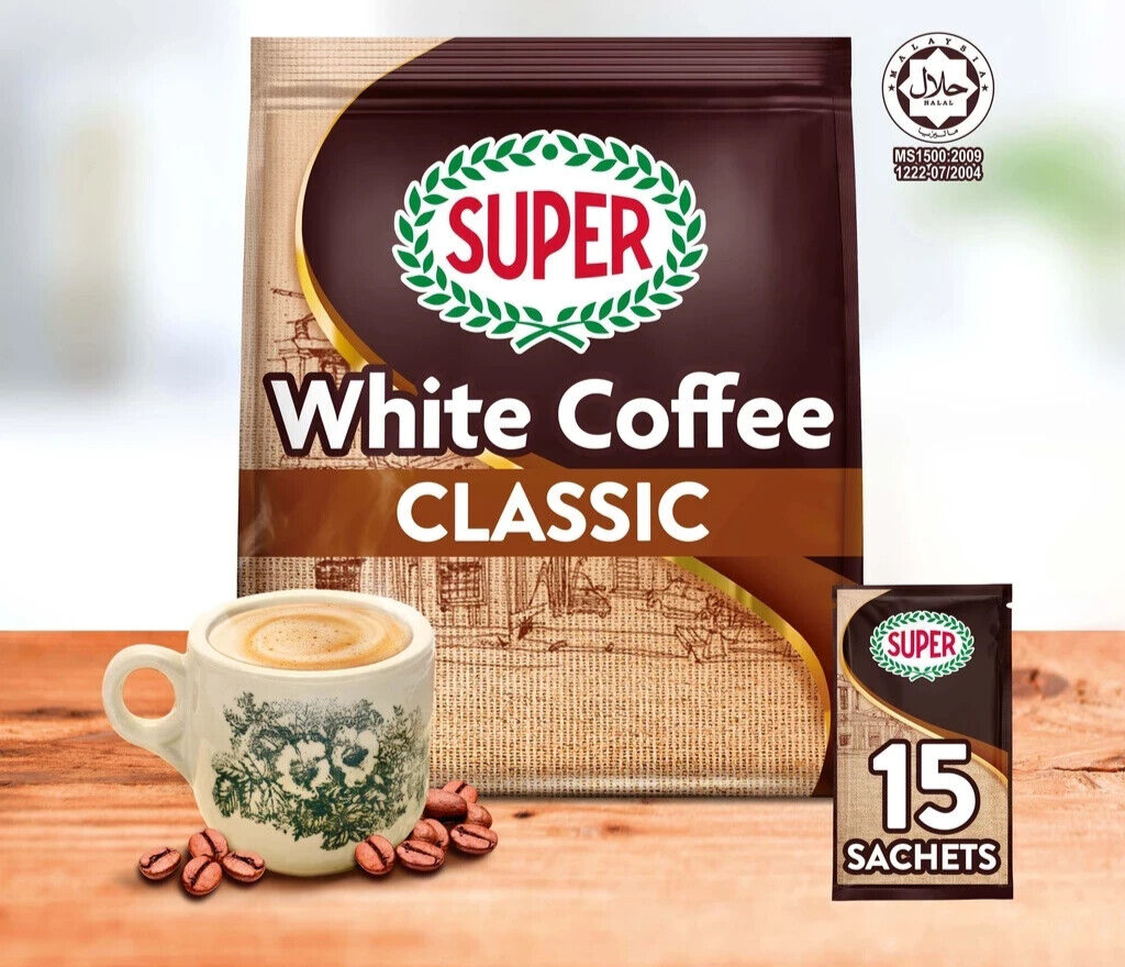SUPER CHARCOAL ROASTED WHITE COFFEE CLASSIC 3 IN 1