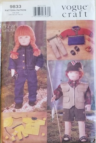 Vogue Doll Clothes Sewing Patterns 18" American Girl + Other sizes 160 U-Pick - Picture 110 of 115