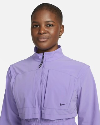 Nike Dri-FIT City Ready Bliss Women's Training Jumpsuit Sz S Space