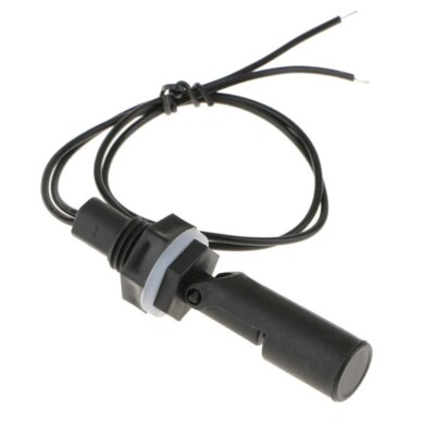 SCHWIMMERSCHALTER Flüssigkeit Wasserstandsensor Schalter Sensor 12 V 24 V 1 Stück schwarz UK LAGER