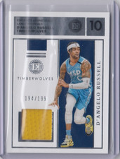 2019-20 Panini Encased Label Materials #44 D'Angelo Russell 194/199