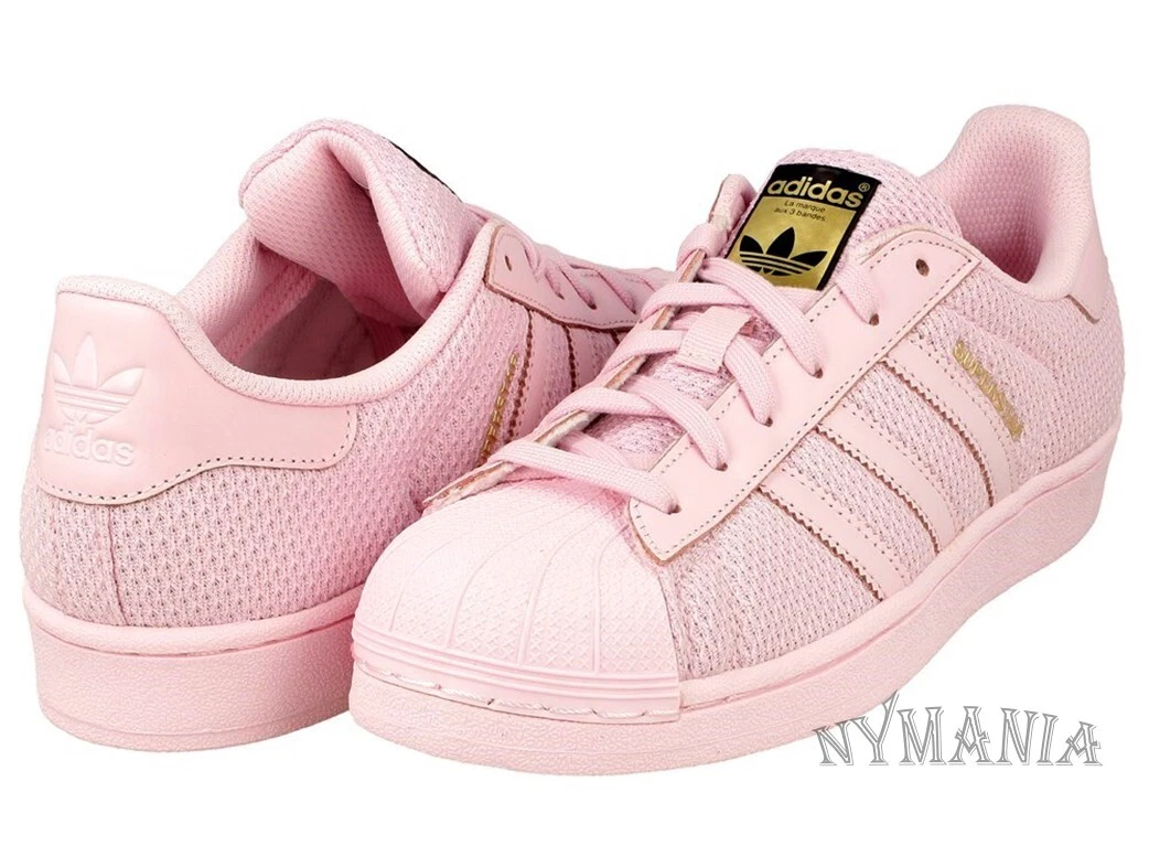 Adidas superstar j clearance casual sra pink