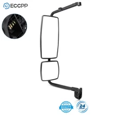 For 2002-2018 International 4300 4200 Black Door Mirror Left Driver Side