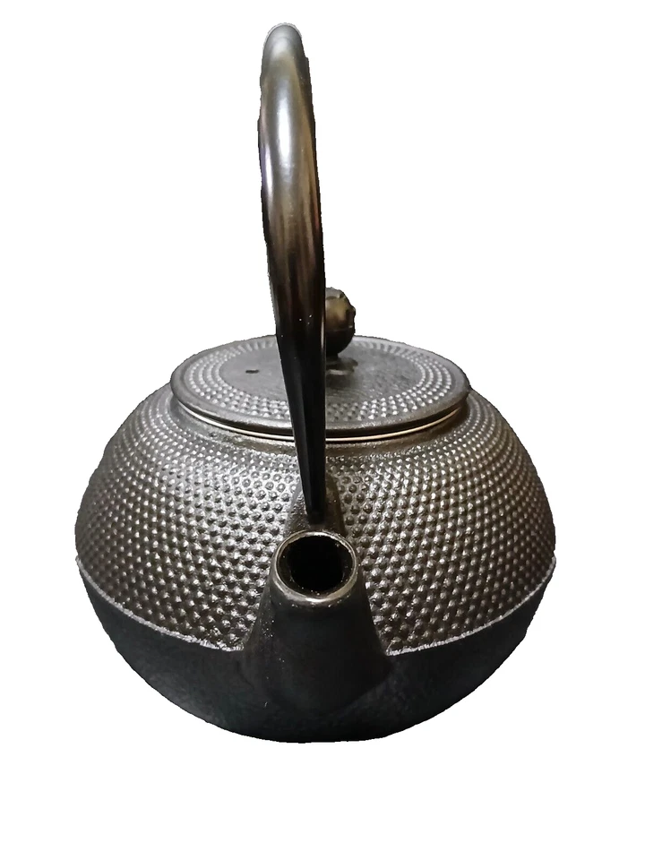 Tetera de hierro fundido martillado Primula 40 oz nueva sin caja tapa con colador Foto 2 de 4