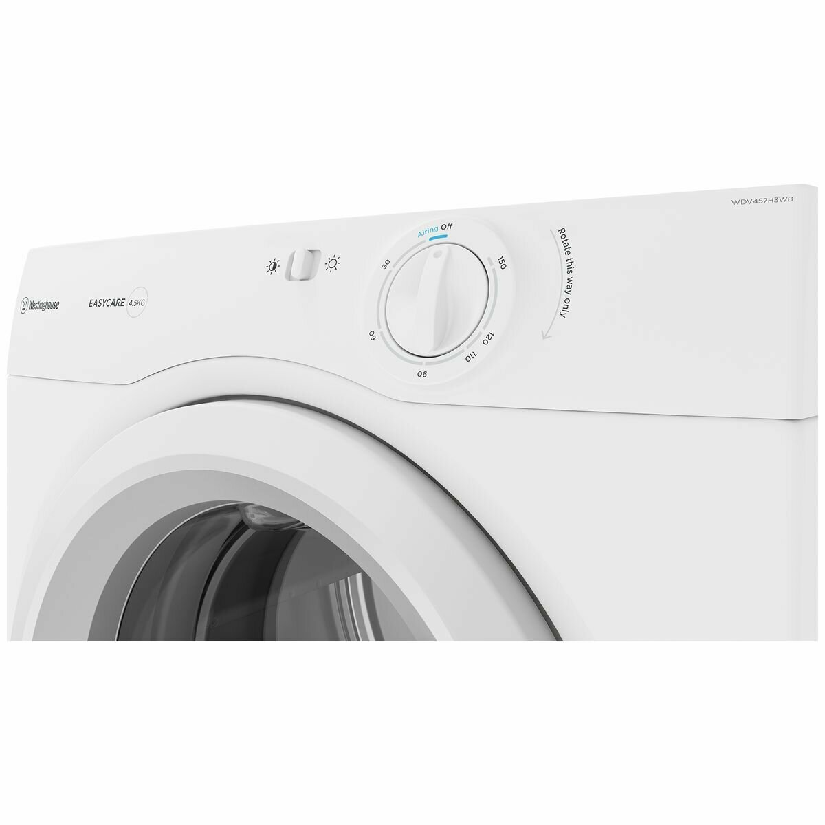 Westinghouse 4.5kg Vented Clothes Dryer Model WDV457H3WB RRP $499.00 - Picture 2 of 7