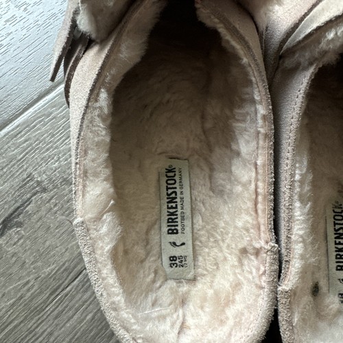 Mocasines Birkenstock para mujer blanco roto/rosa talla 38/7-7,5 - Imagen 4 de 9