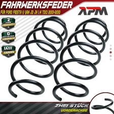 2x Federn Fahrwerksfeder Vorderachse für Ford Fiesta V Van JD JH 1.4 TDCi 01-08