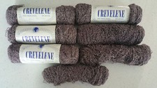 5 Full Skeins 2 Part Skeins Lady Carlton Yarn Crevelene 70 Wool 30 rayon 2oz