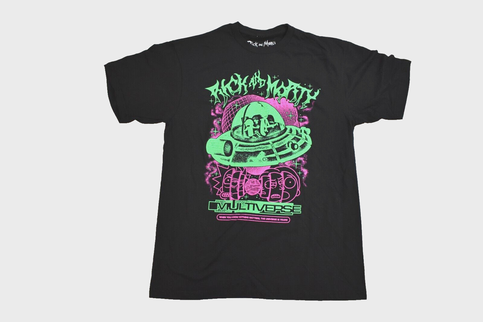 Camisa Rick & Morty Para Hombres Multiverso Cuando Sabes que Nada Importa Nueva Grande