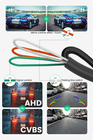 HD 1080P Car Rear View Camera with 170° Wide Angle, Waterproof Night Vision for Parking Assistance