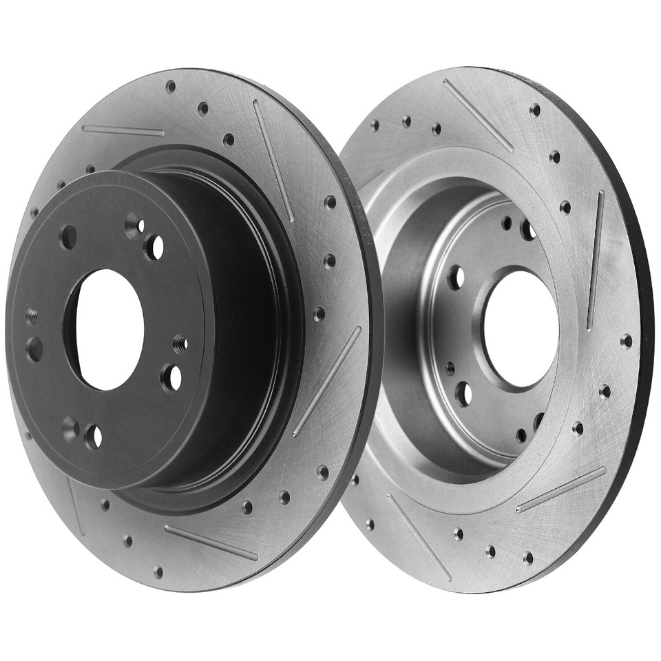 Front & Rear Brake Rotors Ceramic Pads for 2003 20042007 Honda Accord