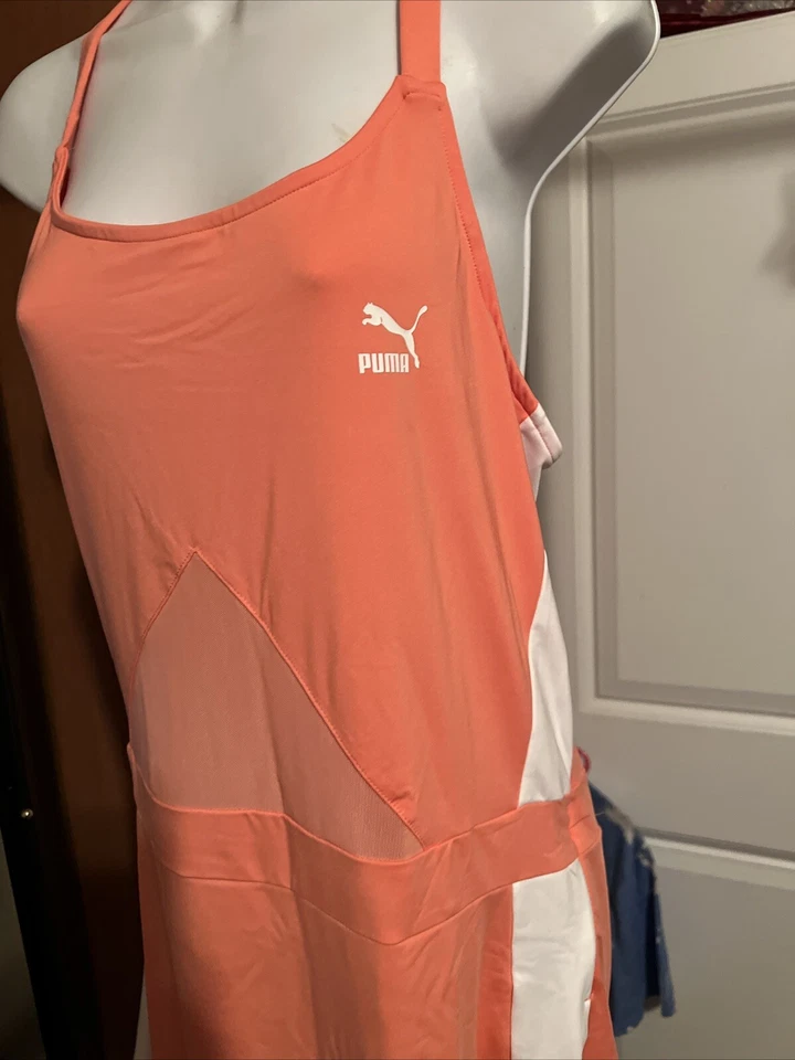 Vestido rosa Puma Archive T7 para mujer talla XXL nuevo con etiquetas Foto 3 de 4