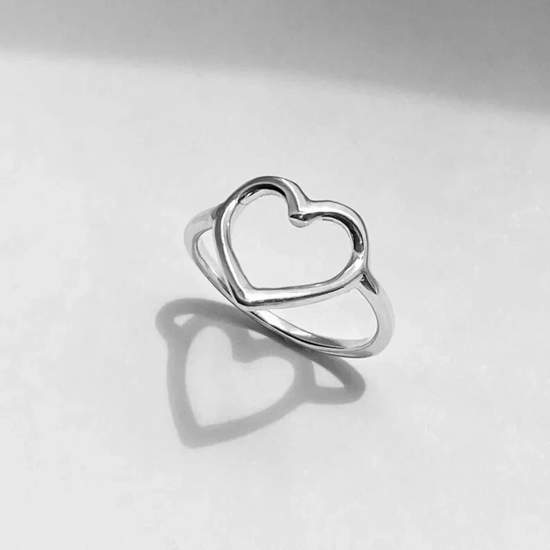 Heart ring price sale