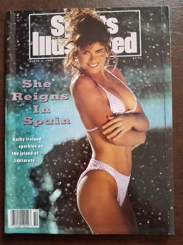 Sports Illustrated Magazin Badeanzug Ausgabe 1992 Kathy Ireland NEAR NEUWERTIG kein Etikett