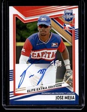 2022 Panini Elite Extra Edition Jose Mejia Auto #221