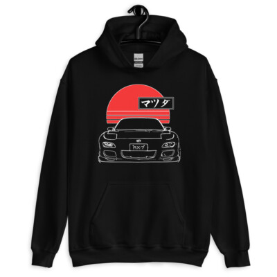 JDM RX-7 Red Sun Japanese Tuner Drift Street Racing RX7 Unisex