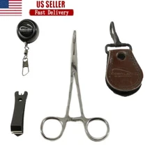 Fly Fishing Tool Kit Nipper Forceps Straightener Retriever 0.5lb Essential Tools