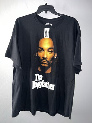 Snoop Dogg The Doggfather T-shirt Black Men's 3XL Dog Death Row