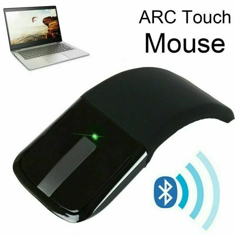 2.4G Arc Foldable Mouse Wireless Touch Mice for Office Laptop Computer USB NLK - Image 4 of 4