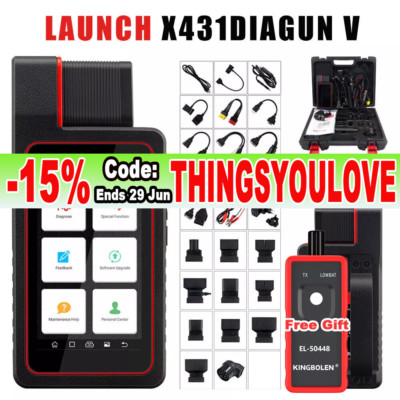 2026 LAUNCH X431 DIAGUN V + PRO5 BiDirectional OBD2 Scanner Car Diagnostic Tool