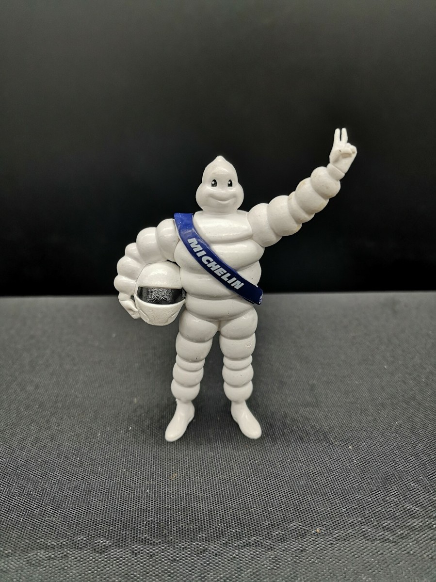 NO PACKAGE NO CHAIN Michelin Man with Helmet Bibendum Doll Mini
