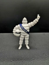 NO PACKAGE NO CHAIN Michelin Man with Helmet Bibendum Doll Mini Keychain Figure