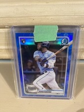 2020 Bowman Chrome Randy Arozarena Blue Rookie Refractor /150 Tampa Bay Rays