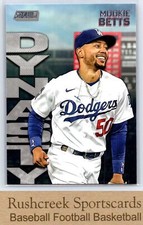 2022 Stadium Club #5A Mookie Betts Dodgers Dynasty and Destiny