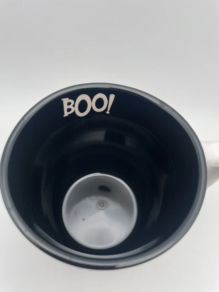 Taza esqueleto Halloween Mr. Bones On Bicycle BOO 2015 edición 18 oz taza grande B8 Foto 4 de 4