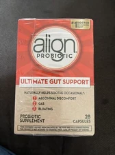 84 Align Probiotic Ultimate Gut Support Supplement Exp: 8/25+-84 Capsules Sealed