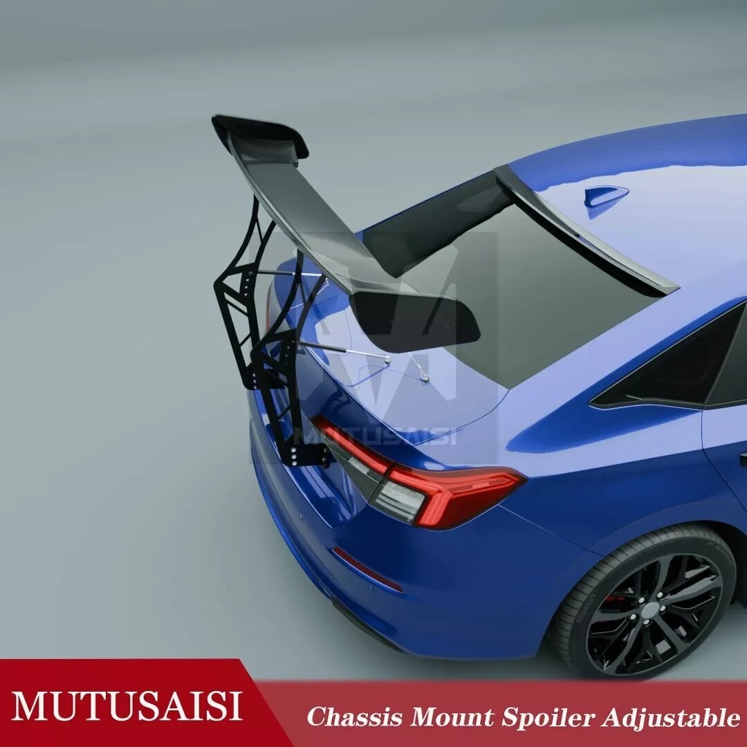 Rear Trunk Chassis Mount Racing Spoiler Adjustable Wing For Aston Martin Rapide
