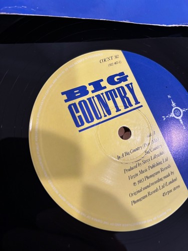 BIG COUNTRY 5 Record Job Lot 12” Singles All NM / Ex Harvest Chance Wonderland - Picture 5 of 6