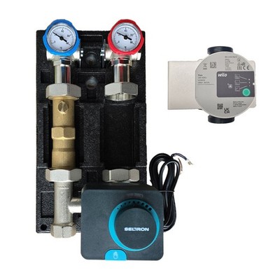 Mini Pumpengruppe gemischt Seltron Mischermotor DN25 (1'') optional mit Wilo  
